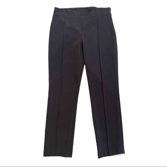 𝅺DARK chocolate brown trouser dress pants Sz 8 work career - Picture 1 of 11